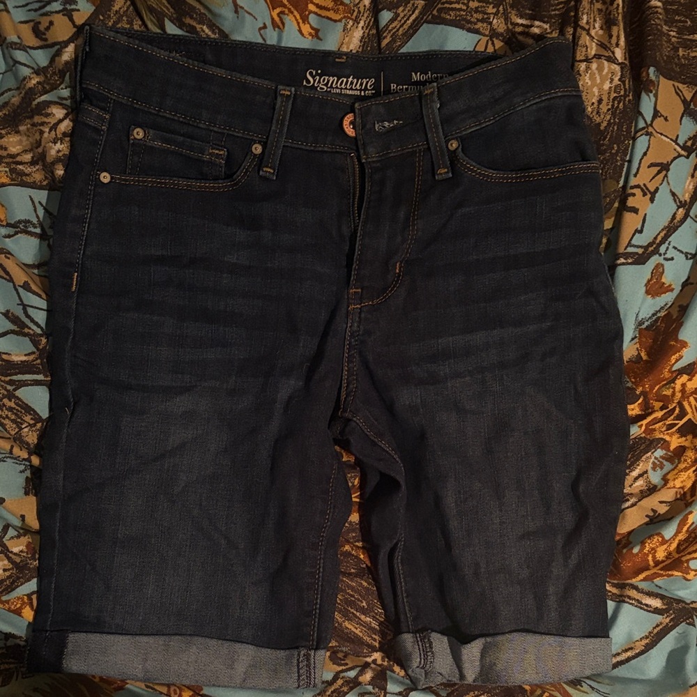 Signature women’s  Deep Indigo Denim Shorts